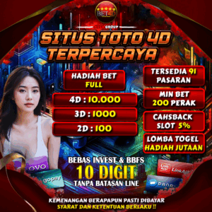 BET4D : SITUS TOTO GAME ONLINE TERBAIK DAN TERPERCAYA DI INDONESIA