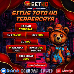 Bandar Togel Online & Situs Toto Play Terpercaya di Bet4d