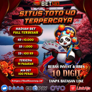 Bet4D Togel : Bandar Togel Online & Situs Toto Macau 4D Resmi Terpercaya